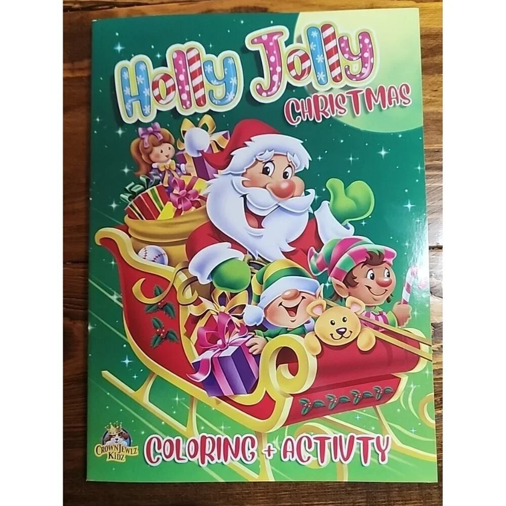 4 Christmas Coloring And Activity Books Great Stocking Stuffier Gift